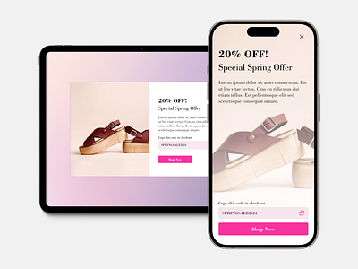 Special Offer - Daily UI #036 daily ui mobile app design modal pop up shopping ui ui design uiux uiux design web design