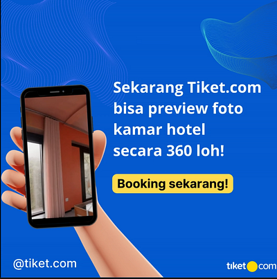 Tiket.com Virtual Tour features app booking travel ui