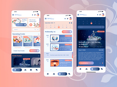 TerraPsy - Mobile application of the network of psychologists app mobile design ui ux web design