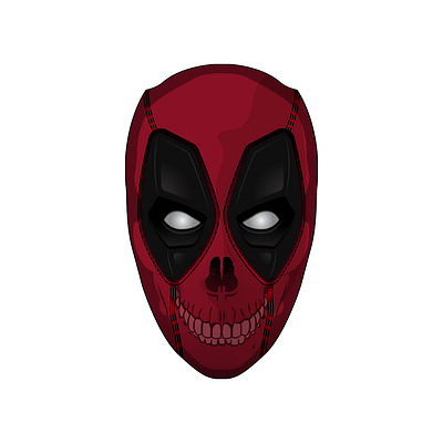 DeadPool Skully deadpool deadpool3 skull superhero vector x men