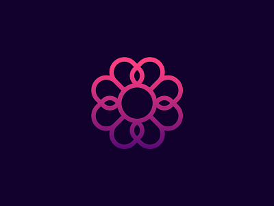 Daisy Chain branding brandlogo floral flower flower icon flower logo flowershop logo mark symbol
