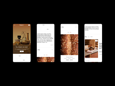 Web design & E-commerce — Baqery® art bakery branding figma graphic design uiux visualidentity web design