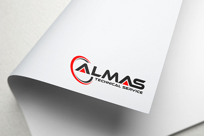 ALMAS TECHNICAL SERVICE Logo Design branding company logo design graphic design graphicdesign illustration letterlogo logo logo design logo design branding logodesign ui