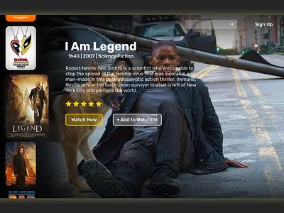 #025 TV App 004dailyui dailyui graphic design ui