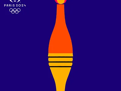 Olympic Torch game illustration ilustración jhonny núñez olympic torch