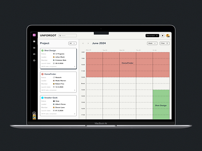 Schedule App in Gumroad style branding graphic design ui