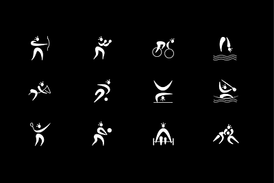 Olympic Pictograms african brand design games icon icons illustration olympics sports
