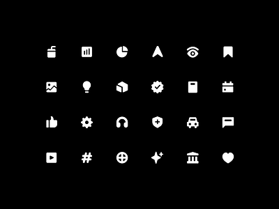 Solid UI Icons app brand design desktop icons logo mobile symbol ui ux