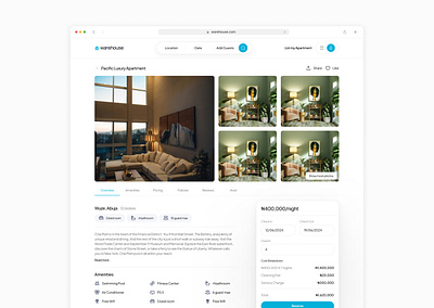 Warehouse - Apartment Listing design graphic design ui ui design ux ux design