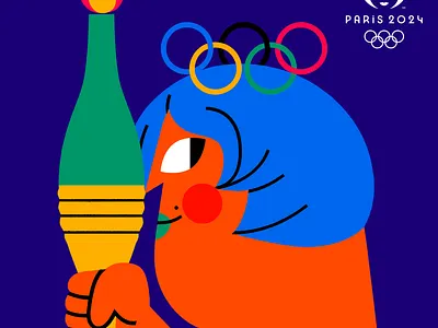 Paris 2024 games illustration ilustración jhonny núñez olympic paris