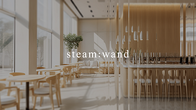 steam:wand ~ visual identity design branding graphic design logo