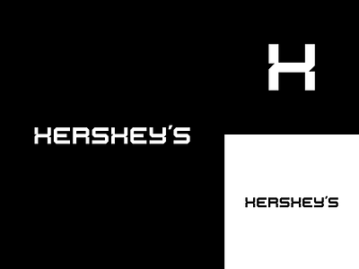 Hershey's Metal Trim Branding brand branding craft hersheys logo metal modern precision sharp sleek