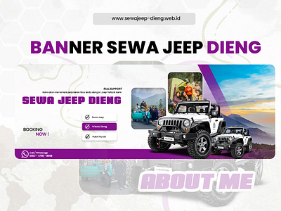 FEED DESIGN - SEWA JEEP DIENG feedinstagram graphic design sewa jeep dieng