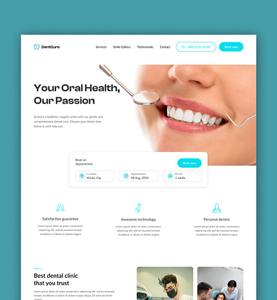 Dental Website design clean dental website design dental clinic website dental uiux design dental website concept dental website customization dental website desing dental website inspiration dental website wireframe figma dental website design intuitive dental website design luxurious dental website design modern dental website design pediatric dental website design product design figma responsive website design uiux desgin figma webflow website design wordpress dental website design