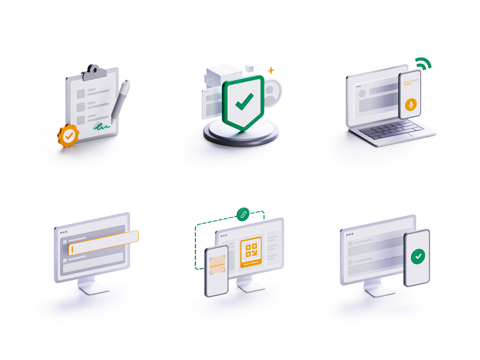 Example of 3D Icon Design