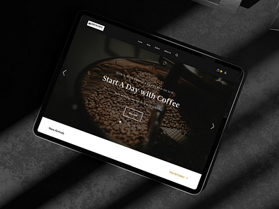 Addictive Coffee - Coffee Store E-Commerce & Company Profile about page coffee app coffee store coffee store app coffee store website coffee website company profile company profile website ecommerce ecommerce web ecommerce website home page online store ui ui design uiux design ux ux design web design website design