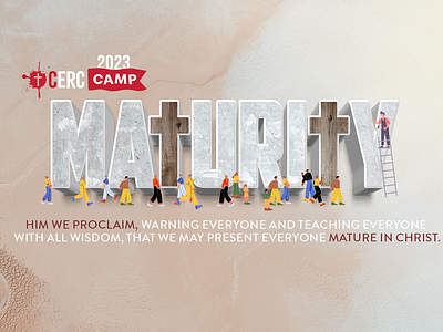 CERC Camp 2023: Maturity bible camp church illustration type vector