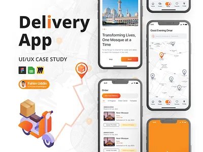 Delivery App service app design delivery app modern app new design trendy design ui design