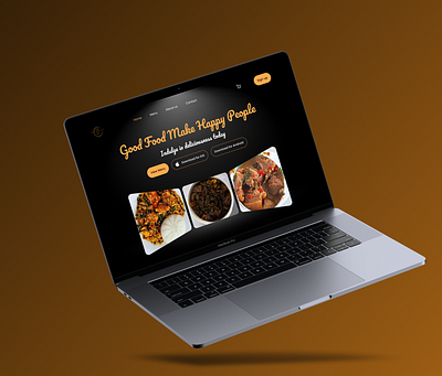 Royal Exclusive Caterers Hero Section design figma logo typography ui ux website