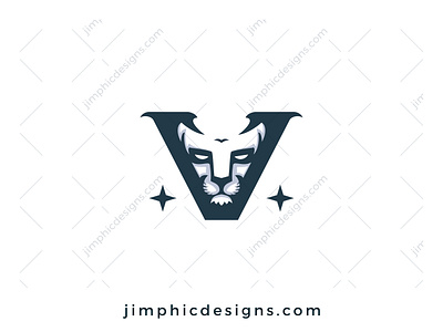 Letter V Puma Logo branding design graphic design letter logo logo logo design puma puma logo vector