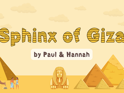 Sphinx of Giza font cartoon creative cute font font design font style fontpack fonts graphic design handwriting handwritten lettering modern motion graphics pharaohs pyramids script sphinx