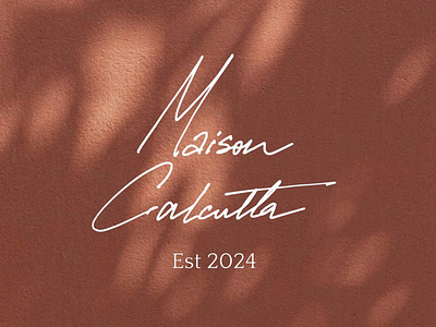 Maison Calcutta - Logo Design Exploration branding design fashion font graphic design logo print typography ui