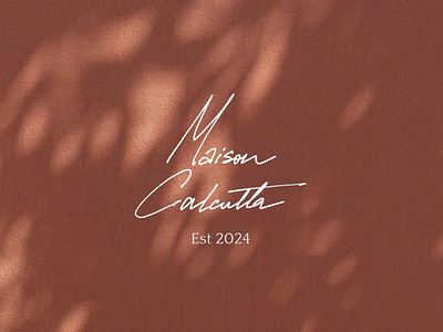 Maison Calcutta - Logo Design Exploration branding design fashion font graphic design logo print typography ui