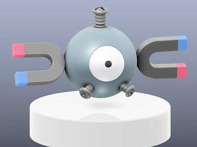 Who's that Pokemon?! 3d 3d design animation magnemite pokemon project neo