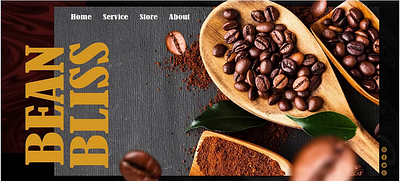 BEAN BLISS -Amazing Split Screen Scroll Animation animation authentic bean bliss branding brown coffee design dynamic figma golden motion graphics new animation split split screen text text animation ui ux website