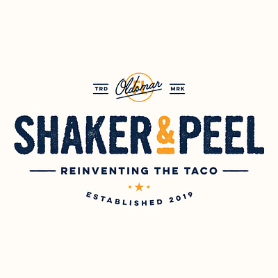 Shaker & Peel bar brand brand assets branding design graphic design illustration logo restaurant