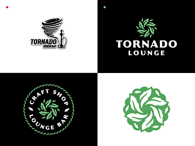 Tornado Lounge 4:20 bar brand branding design font hookah identity leaf letter logo logotype lounge shop smoke store tobacco up whirlwind
