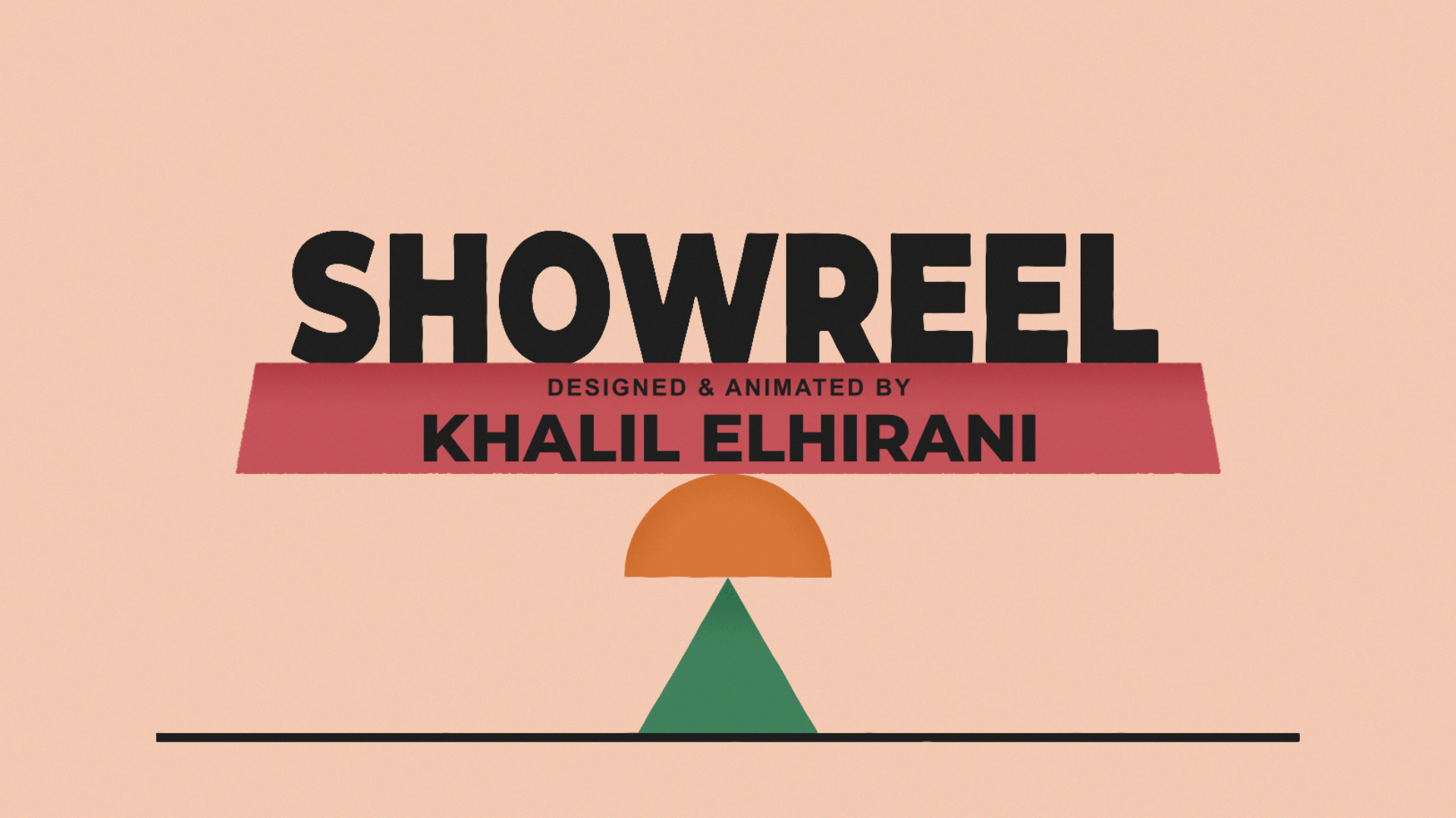 Khalil Elhirani | Motion Showreel 2d animated video 2d animation 2d explainer video character animation logo animation maroc morocco motion design motion designer motion graphics motion reel motion showreel