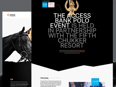 Partnership - The Access Corporation access bank access corporation africa african design graphic design lagos landing page nigeria nigerian polo ui uiux ux website