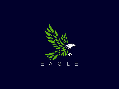 Eagle Logo animal animal logo eagle eagle logo eagle logo design eagles eagles logo green leaves logo design eagle nature logo top design top eagle logo top trends of logo 2025