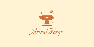 Astral Forge branding design graphic design logo vector