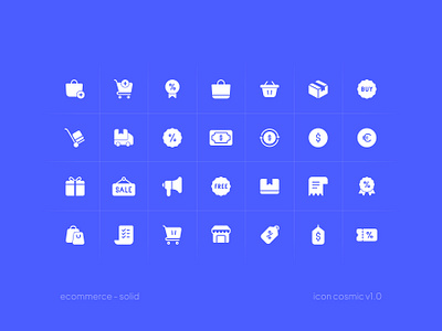 E-commerce icons | icon cosmic v1.0 design icon ui ux vector