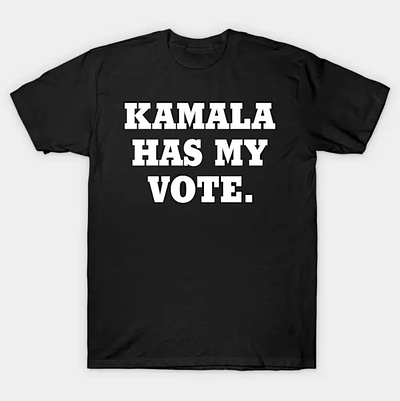 Kamala Has My Vote Shirt design illustration