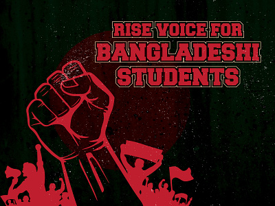 Rise Voice for Bangladeshi Students color image