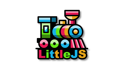 LittleJS Engine Logo abstract logo train