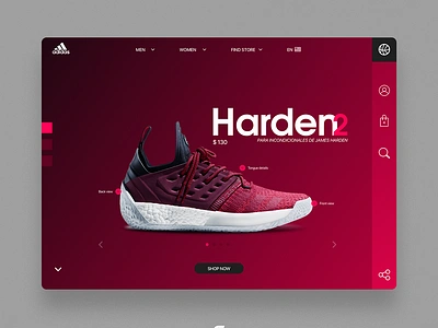 Harden V2 Landing Page argentina design glas joseglas landing page product design ui uiux ux uxui web