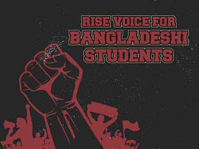 Rise Voice for Bangladeshi Students color image