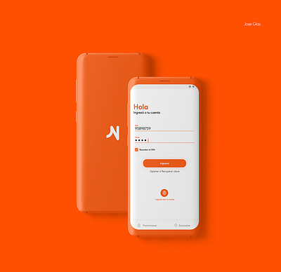 Naranja Ui Mobile Daily Challenge argentina design galicia glas joseglas naranja ui uiux ux uxui