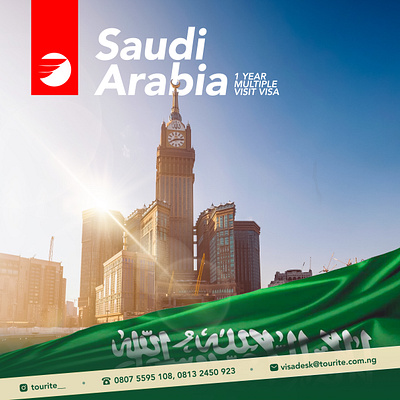 Tourite Saudi Arabia Flyer Design branding graphic design logo