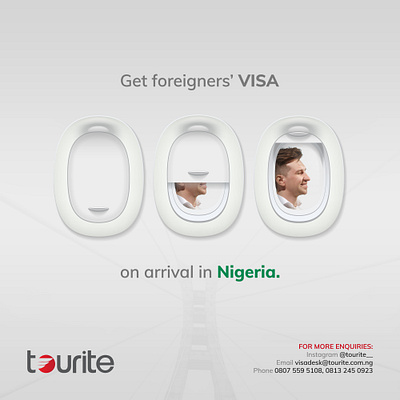 Tourite Visa Flyer Design branding graphic design logo