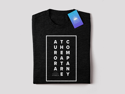 Aurora Theatre Company T-Shirt Merch branding graphic design merchandise t shirt design