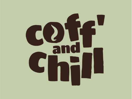Coff and Chill brand identity branding coffee graphic design identity shop