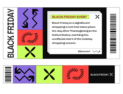 BLACK FRIDAY EVENT/// branding colors concept design illustration ui