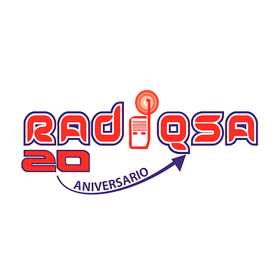 Radiaqsa /Social Media graphic design logo