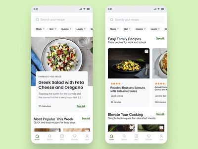 Gourmet- Recipe App app design graphic design interface ui ux visual