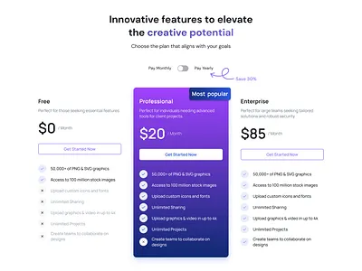 Pricing page UI figma page pricing ui uiux design user interface ux